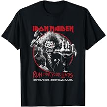 Iron Maiden Run for Your Lives Tour 2026 Boston T-Shirt