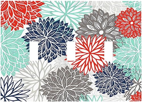 Miniatura 104 de 70s Retro Sun 1 Gang Outlet Covers Dúplex Receptáculo Hippie Hongo Placa de pared Decorativa Boho Sol Sunrise placa frontal Placa de interruptor