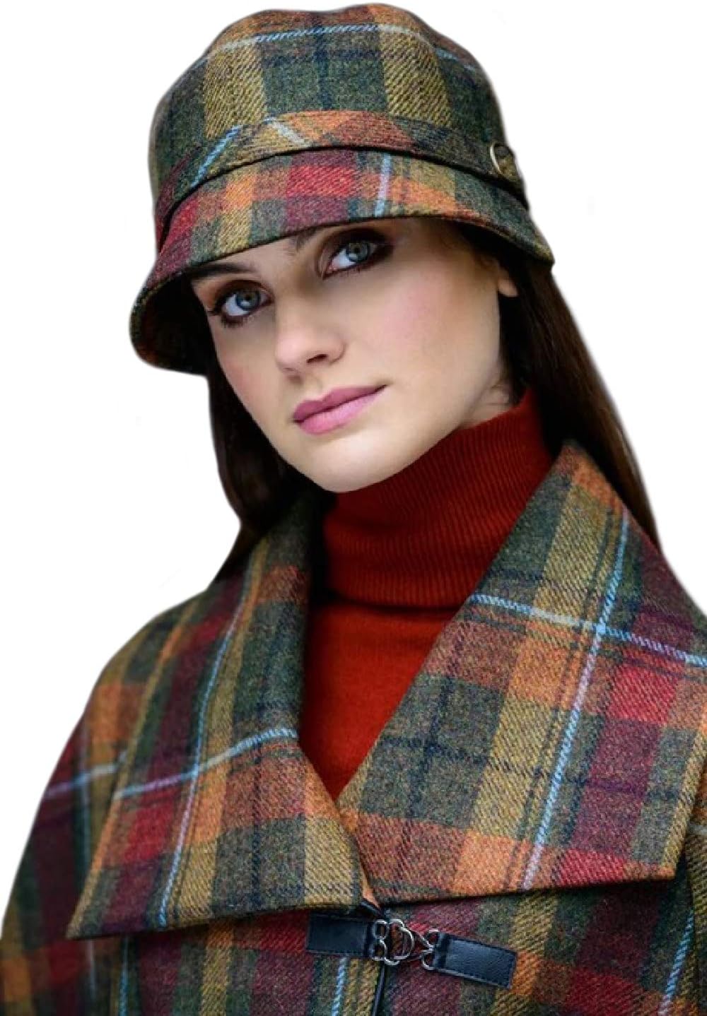 Mucros WeaversDamen-Flapper-Hut, Woll-Tweed, hergestellt in Irland