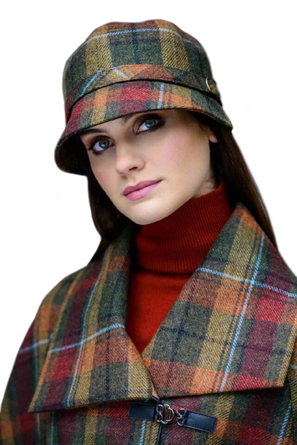 Mucros WeaversDamen-Flapper-Hut, Woll-Tweed, hergestellt in Irland