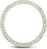 Ewatchparts 2CT Bisel de Diamante Natural con Cuentas 14KY para Rolex DATEJUST Reloj 16248 16253 16263 1