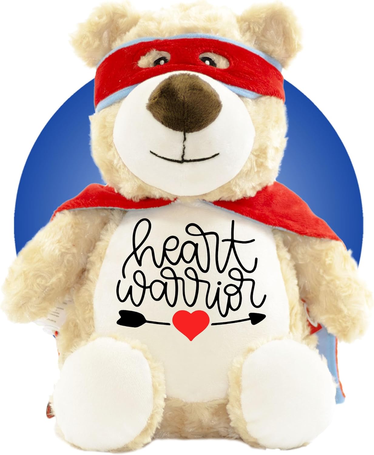 Heart Surgery Gifts for Kids - Personalized 17" Stuffed Animal - Get Well Soon Stuffed Animal - Gifts for Open Heart Surgery - CHD Awareness Heart Warrior Items