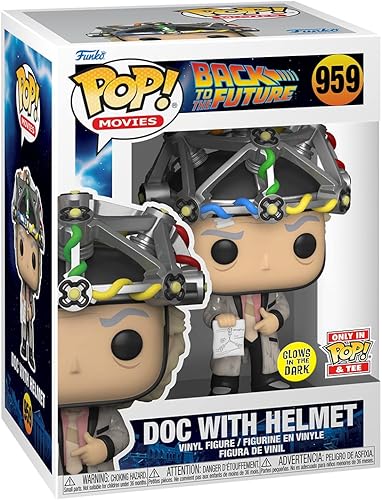 Vista 4 de Funko Pop! & Tee Regreso al futuro - Doc con casco, Adulto S