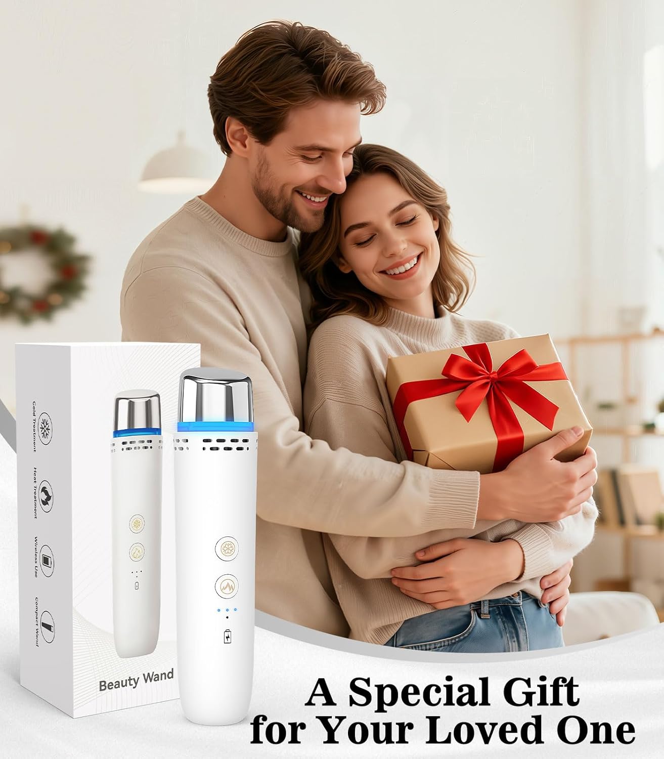 Depuffing Wand, 2-in-1 Cold and Heat Eyes & Face Depuffing Wand, Face Ice Roller for Puffiness, Dark Circles, Skin Radiance, Adjustable Temperature Facial Massager Tool for Women Men Skincare - Image 8