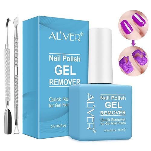 Removedor de esmalte de uñas de gel, elimina el esmalte de uñas profesional en 3-5 minutos para uñas naturales, gel, esculpidas, rápida y