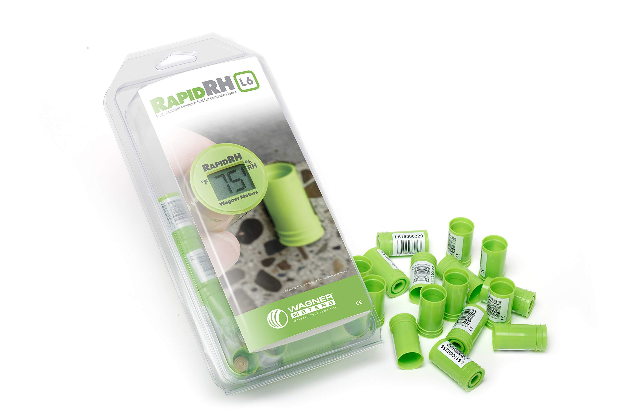 Rapid RH L6 Smart Sensors: Easy ASTM F2170 Concrete Moisture Testing- 25 Pack