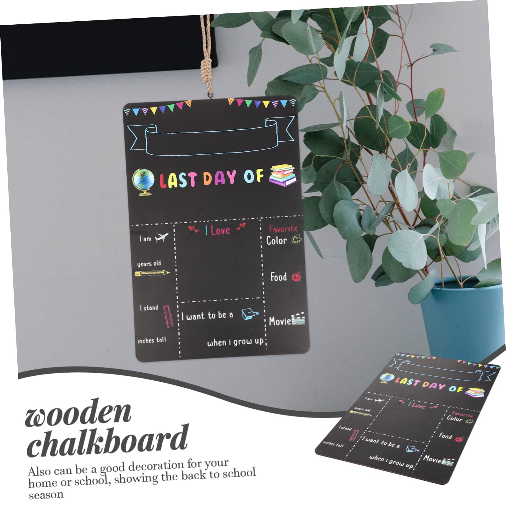 SHINEOFI 5 Stück Schultafeln In Pastellfarben Pergamentpapier Zum Backen Schwarze Kreidetafel Babytafel Schilder Schwarze Kommodenschubladen Verzinkte Schublade Kindertafel Aus Holz