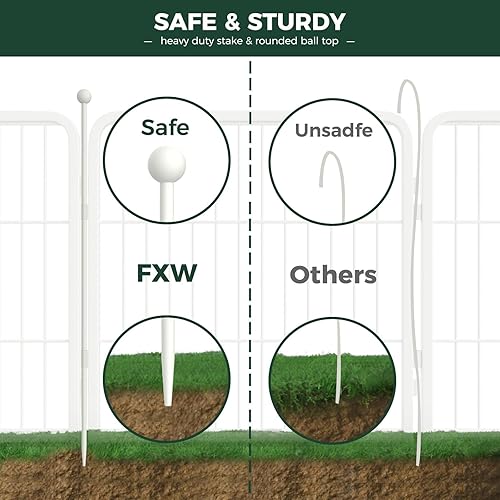 Miniatura 53 de FXW Rollick - Corralito para perros para patio, campamento con casa rodante, patentado, 50 pulgadas, 8 paneles