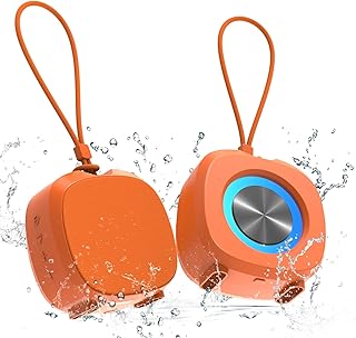 Bluetooth Speaker Portable Media Players Clear Loud Stereo Sound Deep Bass Wireless Speaker With Lights TWS IPX5 Waterproof Small Speakers Long Playtime for Home/Party/Outdoor/Beach Electronic Gadgets