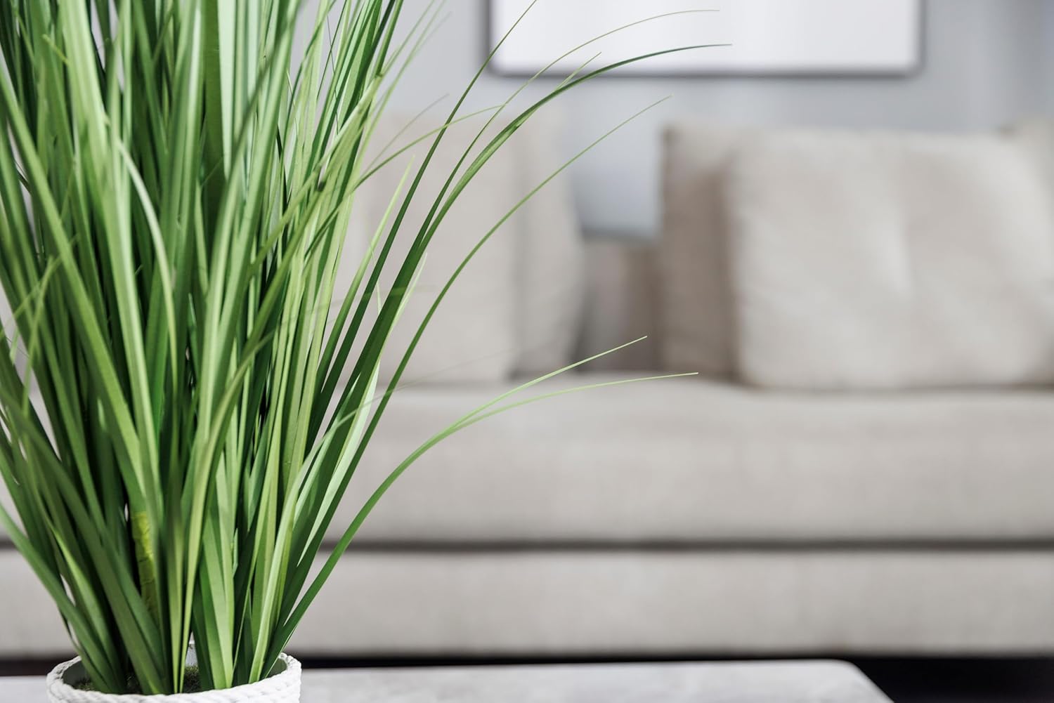 Vintage Home Faux Reed Grass in White Planter | 36” Tall | Beautiful Home Decor