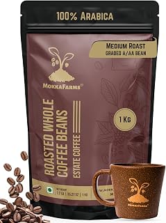 MOKKAFARMS Roasted Whole Coffee