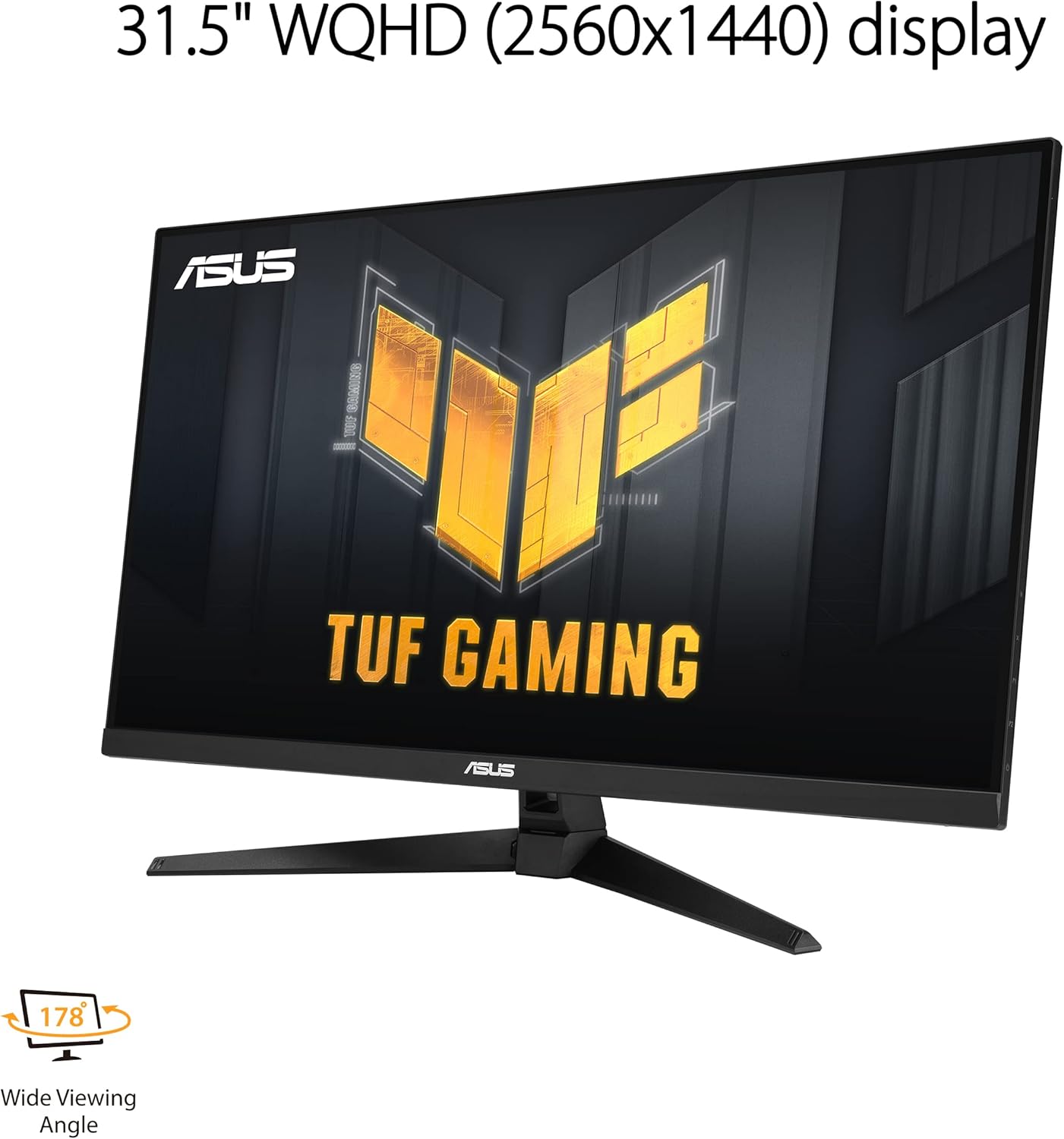 ASUS TUF Gaming VG32AQA1A Monitor Gaming 32”, WQHD, OverClock fino a 170 Hz, Tecnologia Extreme Low Motion Blur, Freesync Premium e Shadow Boost, 1 ms (MPRT), HDR, DisplayWidget Lite, Nero ASUS TUF Gaming VG32AQA1A Monitor Gaming 32”, WQHD, OverClock fino a 170 Hz, Tecnologia Extreme Low Motion Blur, Freesync Premium e Shadow Boost, 1 ms (MPRT), HDR, DisplayWidget Lite, Nero
