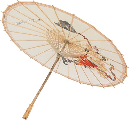 Miniatura 2 de THY COLLECTIBLES Sombrilla aceitada china hecha a mano impermeable del paraguas del papel 33" belleza china