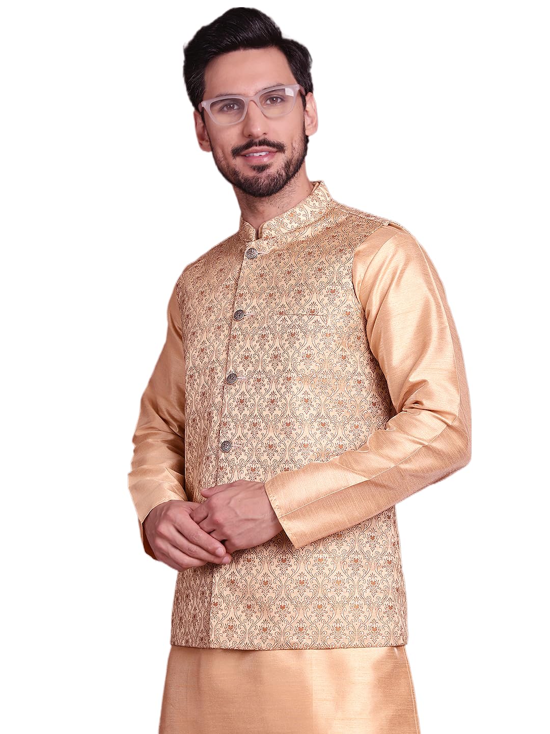 Men's Woven design Waistcoat