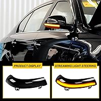 Vista 5 de luces LED de señal de giro para espejo lateral para VW Golf 5 EOS GTI Jetta MK5 Passat, lámparas secuenciales con lente de cubierta antihumo