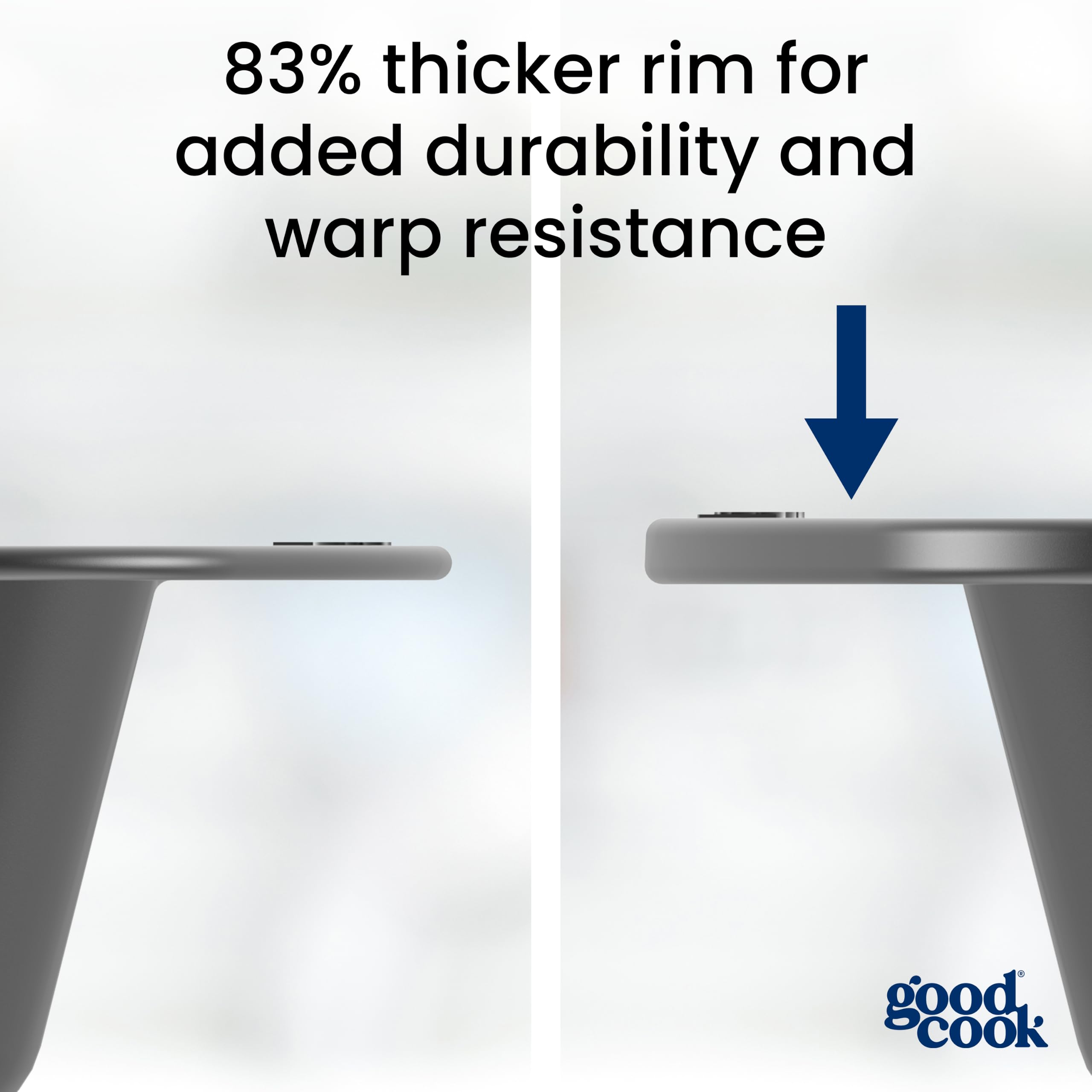 GoodCook Roast Pan - Large Nonstick, Easy Cleanup -5
