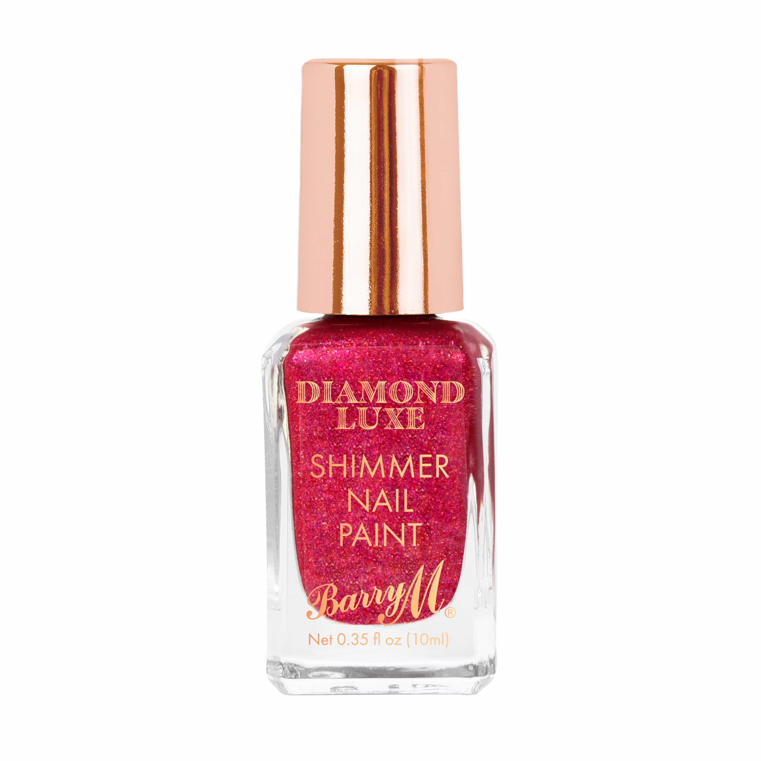 Barry M Diamond Luxe Shimmer Nail Polish, Finest, Pink
