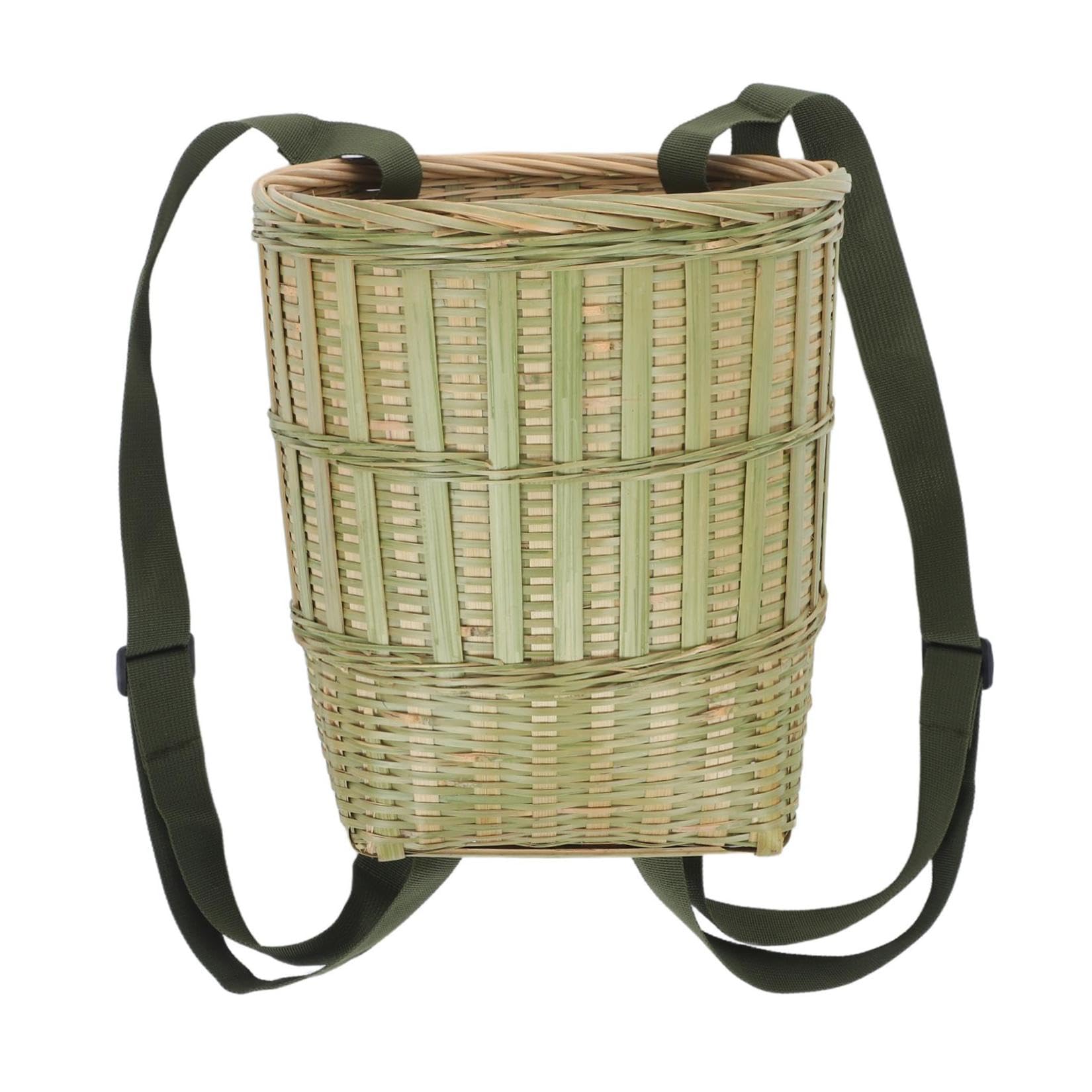 Panier à dos tressé en bambou grand modèle pour chasse et randonnée