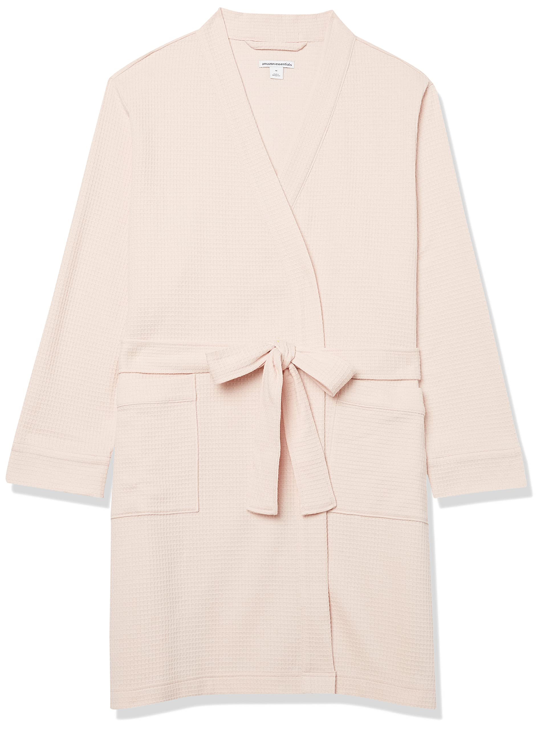 Amazon Essentials Women's Lightweight Waffle Mid-Length Robe (Available in Plus Size) — view 8