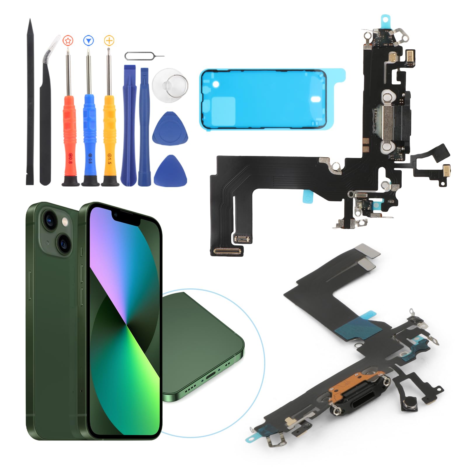Amazon.co.jp: YWLRONG iPhone 13 Mini 充電ポートドックコネクター