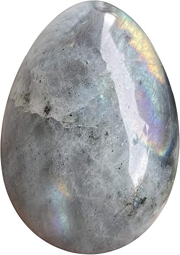 Miniatura 4 de favoramulet Huevo de piedra pulida para el día de Pascua, palmabolsillopreocupación Enegry cristal curativo, figura de esfera Fengshui, jade verde,