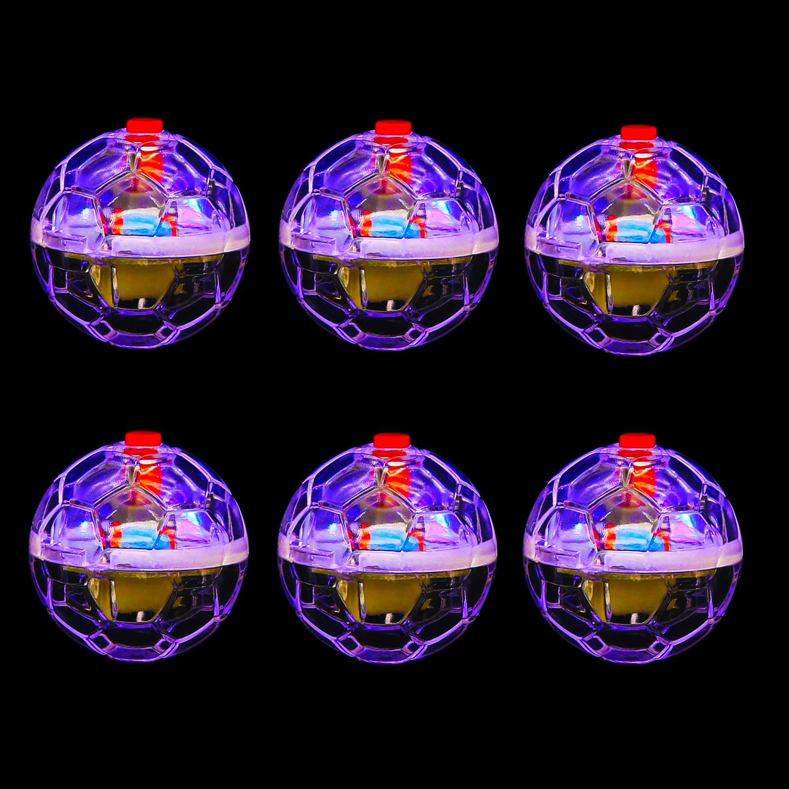 Buy 6 Pack Ghost Hunting Light Up Cat Ball Toy Led Motion Activated Cat