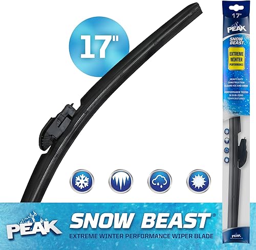 Miniatura 2 de PEAK Snow Beast - Escobilla para limpiaparabrisas de invierno, 17 pulgadas