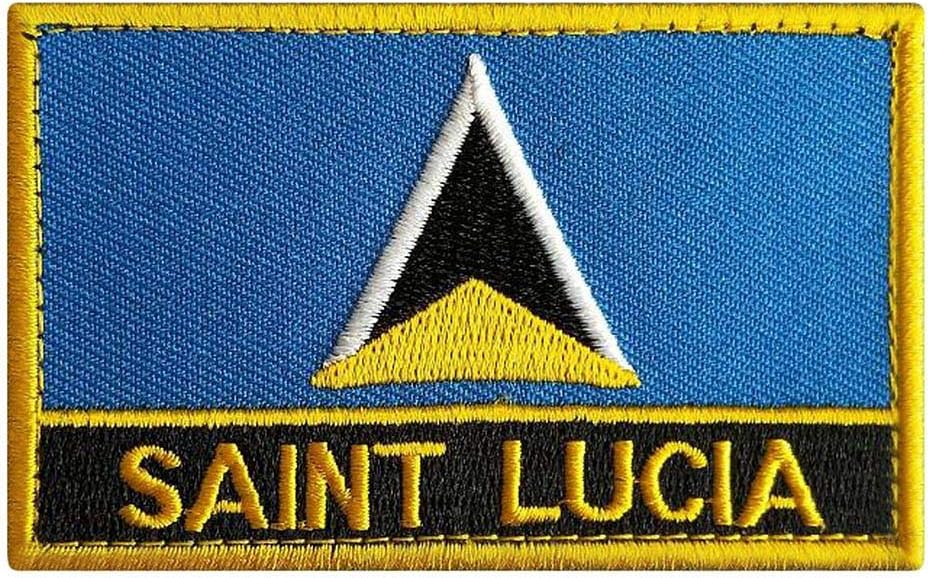 GAMESPFF Each Country Tactical Patches (Saint Lucia, Sew Iron on)