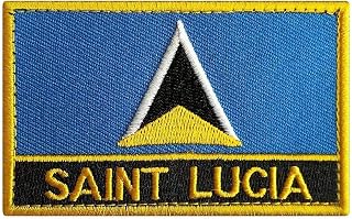 GAMESPFF Each Country Tactical Patches (Saint Lucia, Sew Iron on)