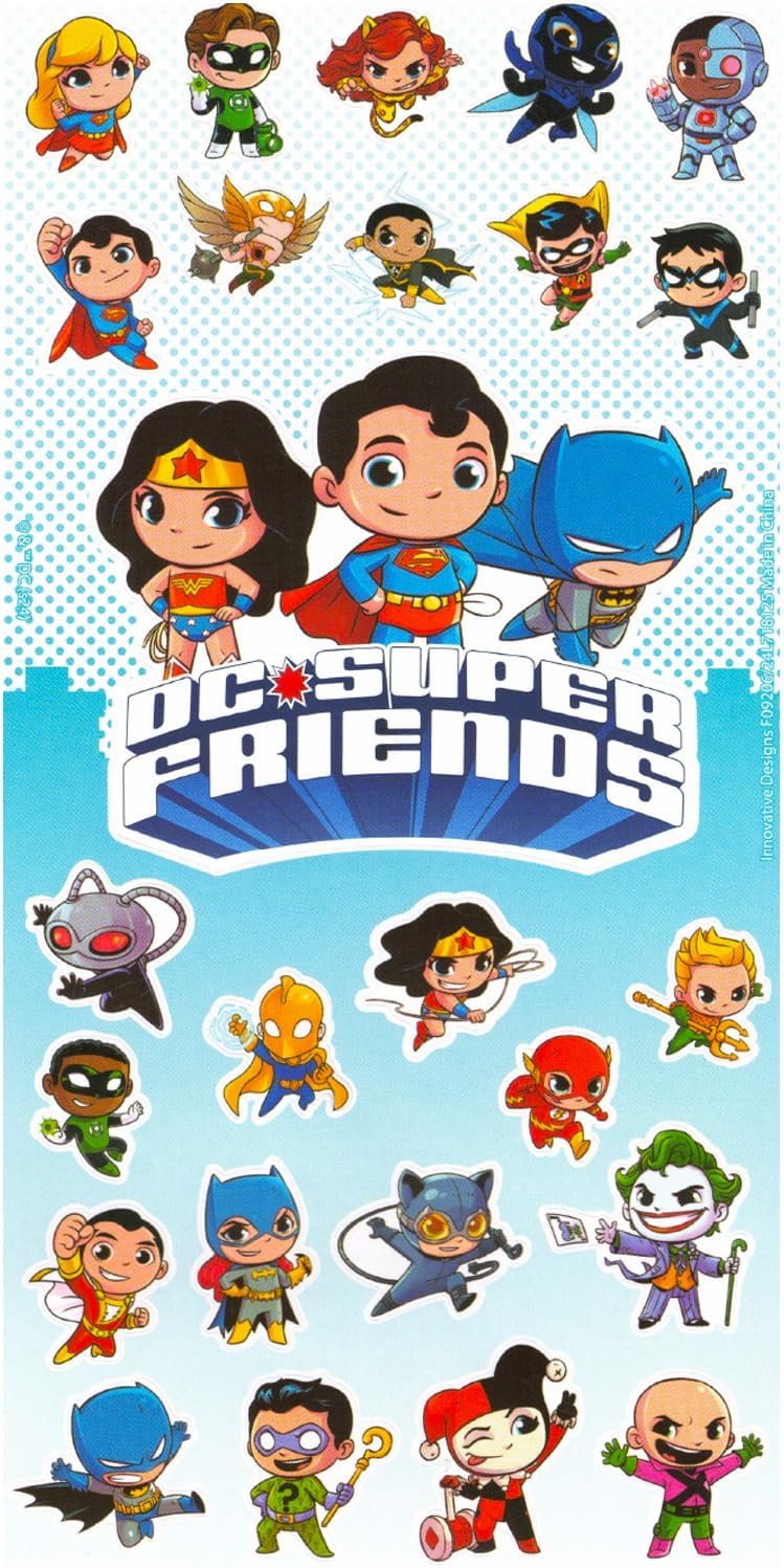 Justice League Duckaloos Collection Set - Bundle with 5 Rubber Duck Mini Figures for Kids, Adults Featuring Superman, Joker, Flash, Wonder Woman, Batman Plus Stickers, More | Collectible Duckalooz