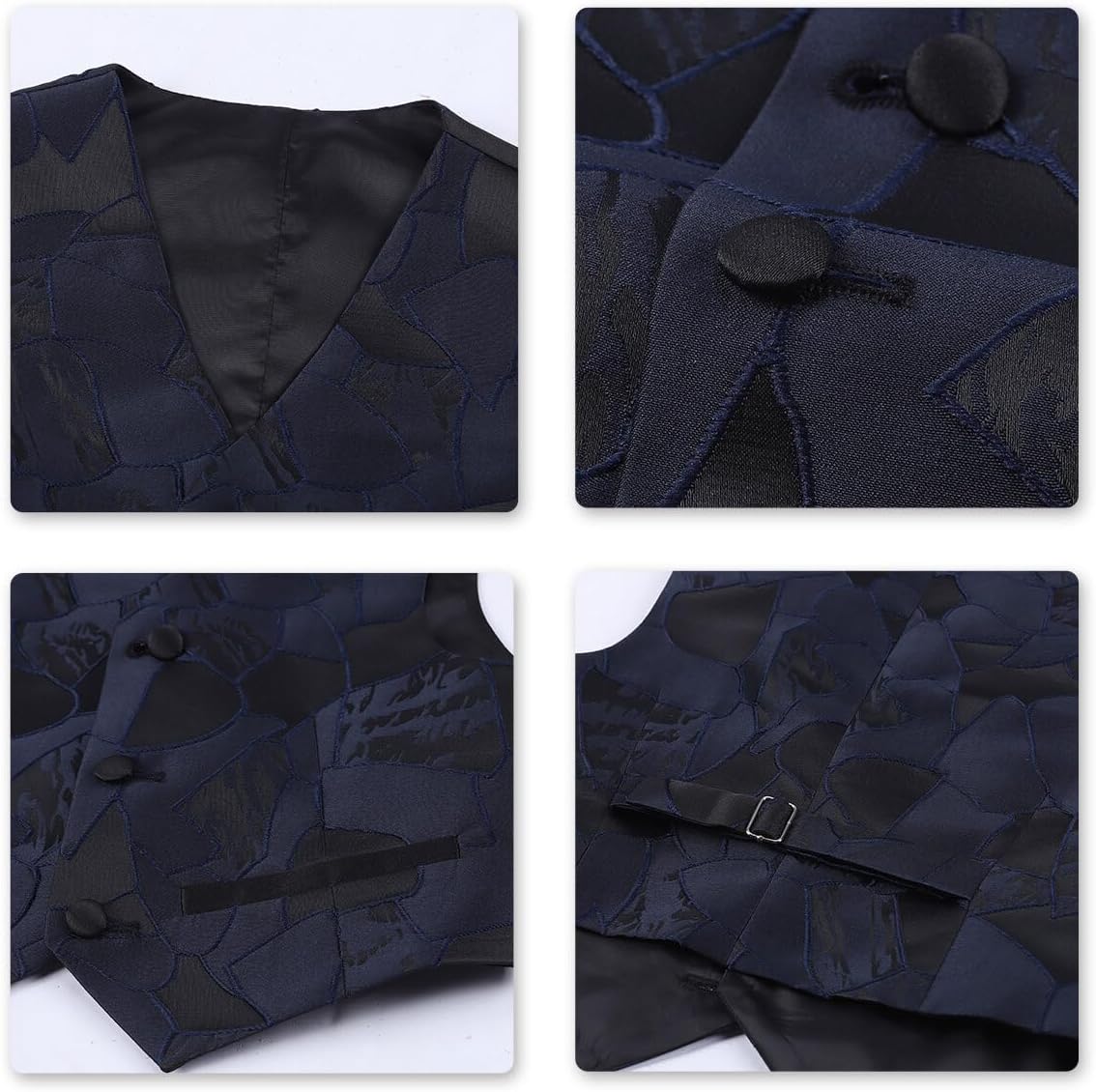 SWOTGdoby Boys Suits 3 Piece Slim Fit Kids Tuxedo Suits for Boys Formal Dress Blazer Jacket Pants Vest Wedding Party Prom - Image 7