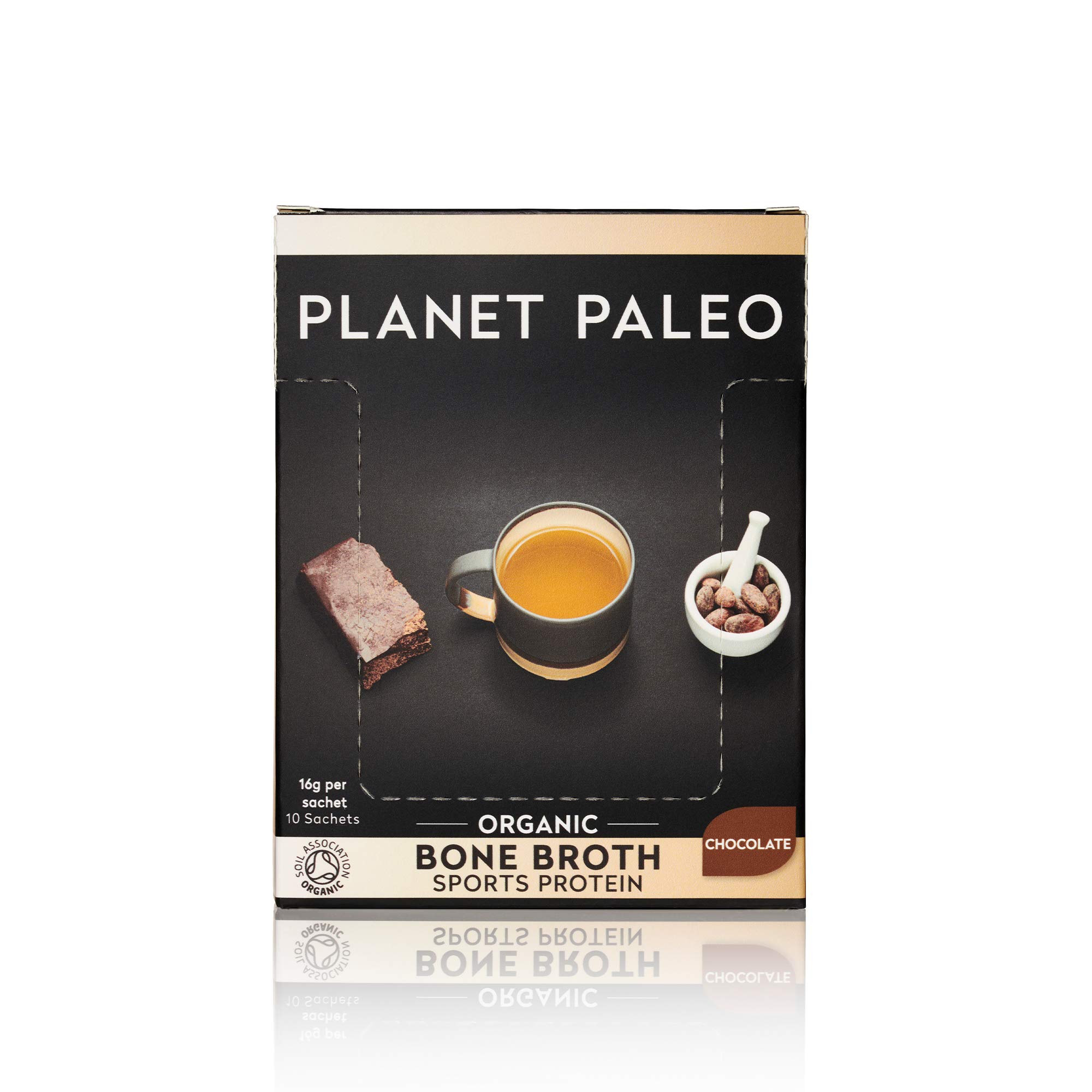 Planet Paleo Organic Chocolate Sports Protein Bone Broth - Sachet