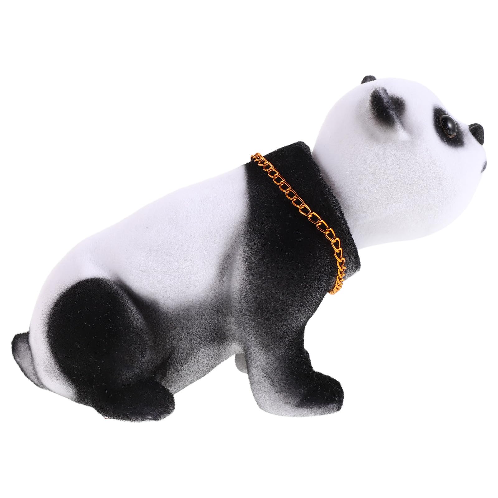 Figurine panda pour tableau de bord voiture en résine BESPORTBLE