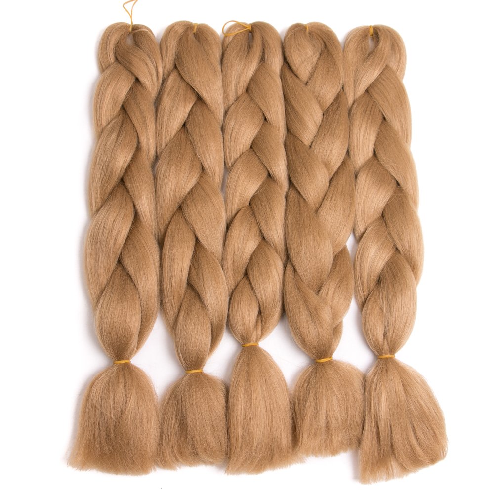Amazon.com : Lady Corner Ombre Braiding Hair 24inch Jumbo Braids High  Temperature Fiber Synthetic Hair Extension 5pcs/Lot 100g/pc for Twist Braiding  Hair (24inch(Pack of 5), Strawberry Blonde) : Beauty & Personal Care