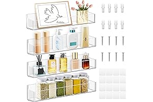 GTJ Clear Acrylic Floating Shelves for Every Room