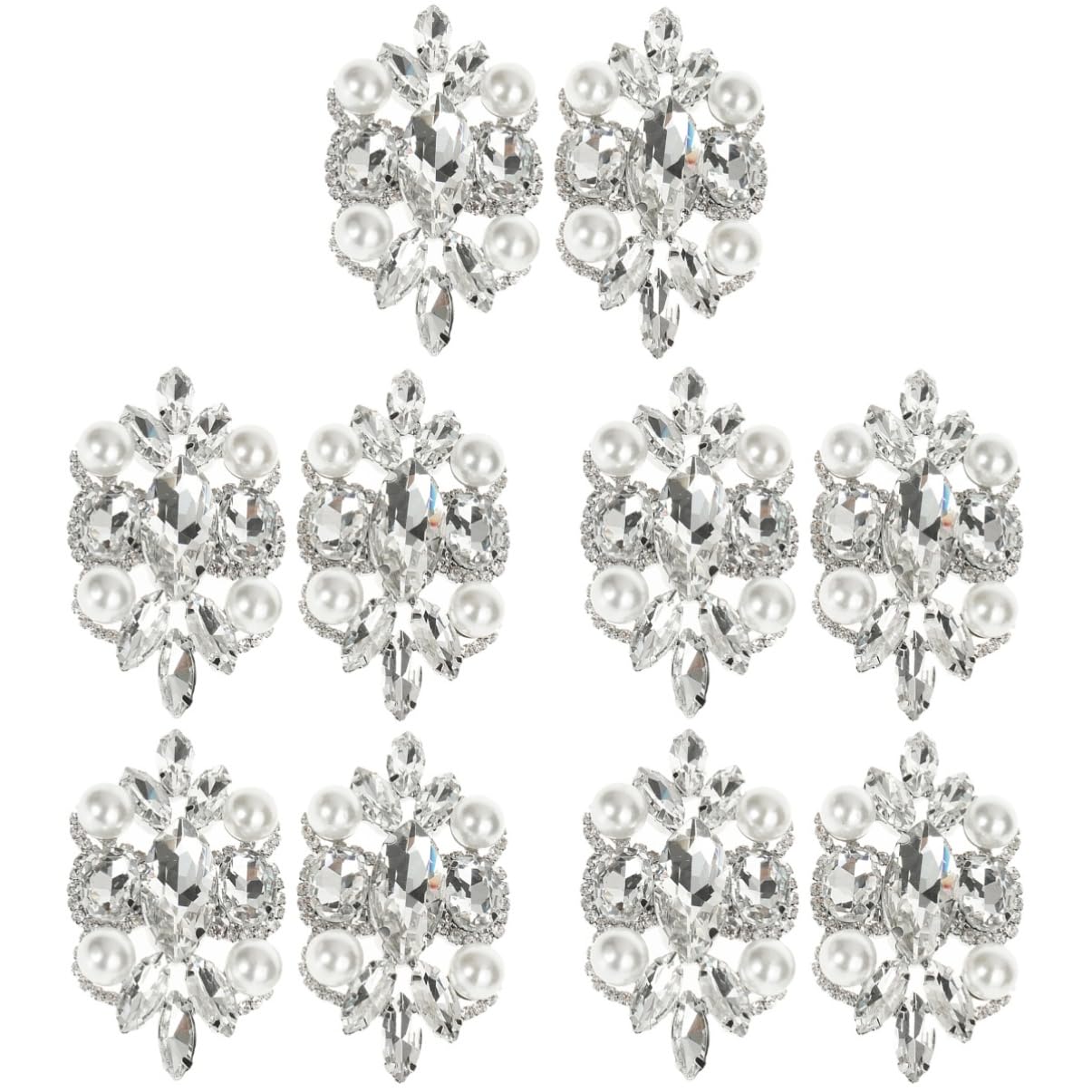 VALICLUD Fibbia Per Scarpe Da Sposa Scarpa Fibbie Per Scarpe Con Strass Fermagli Per Scarpe Da Donna Ciondoli Per Scarpe a Fiori Clip Per Scarpe Gioielli Per Scarpe Fai Da Te Abs
