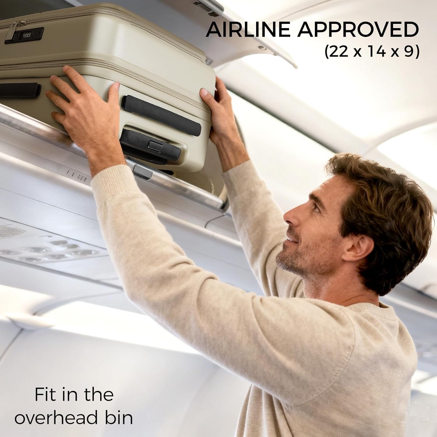 Carry on Luggage Expandable Travel Luggage Top Opening Suitcase with TSA Lock and Usb Built in,Rolling Suitcases with Spinner Wheels,PC Hard Shell Suitcases Airline Approved for valentine Gifts - Image 8