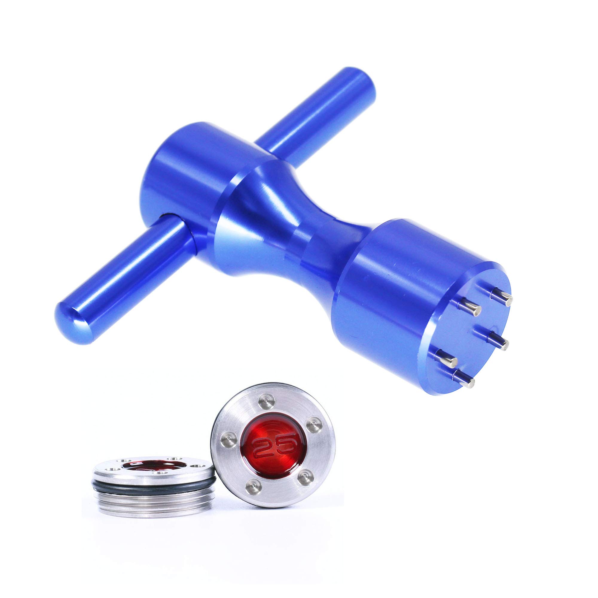 HISTAR 2 pesi da golf personalizzati da 25 g + chiave blu per putter Titleist Scotty Cameron