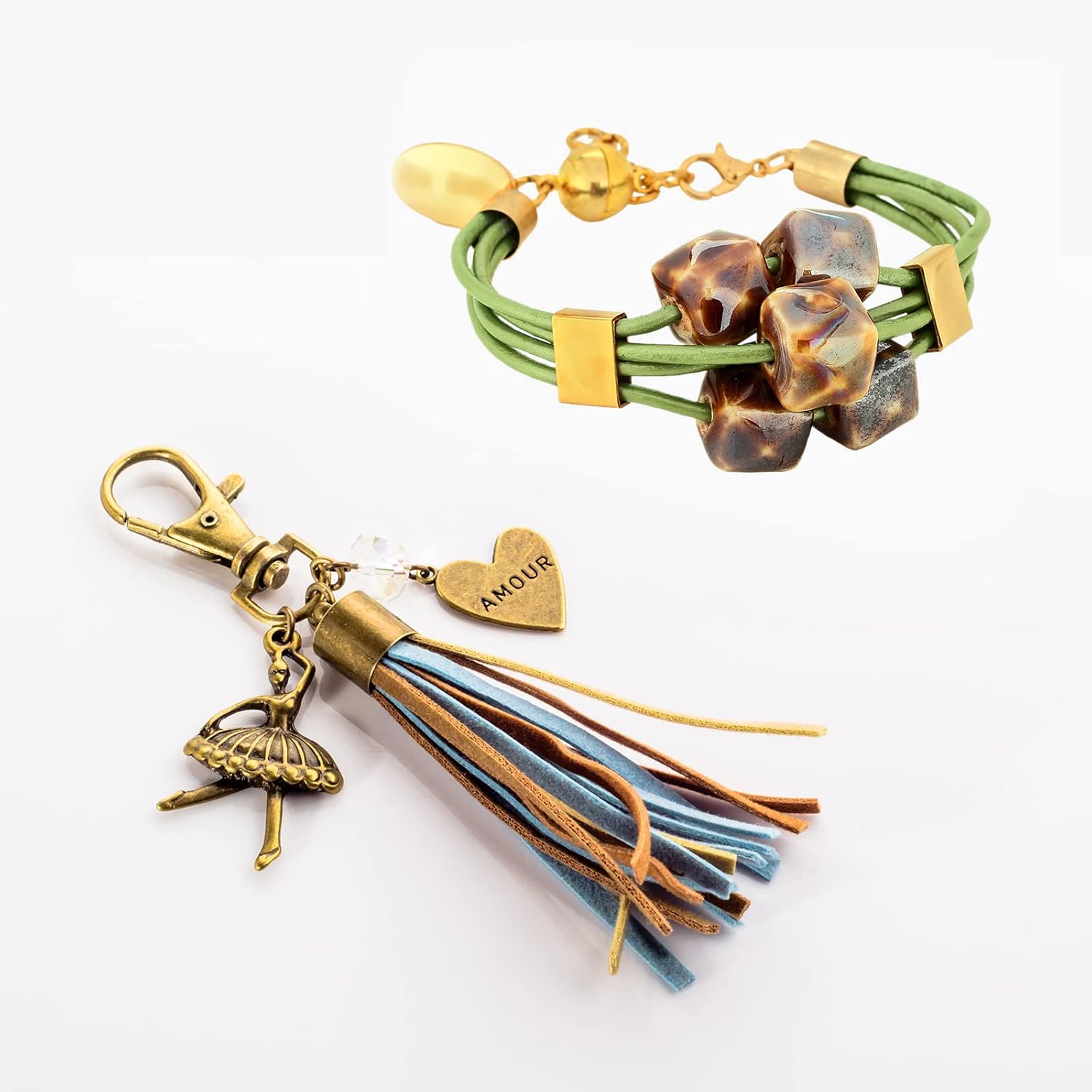 HARFINGTON 20Pcs Cord End Cap 1.5mm ID Stainless Steel Barrel End Caps for DIY Bracelets Necklaces Tassels, Gold Tone - Image 6