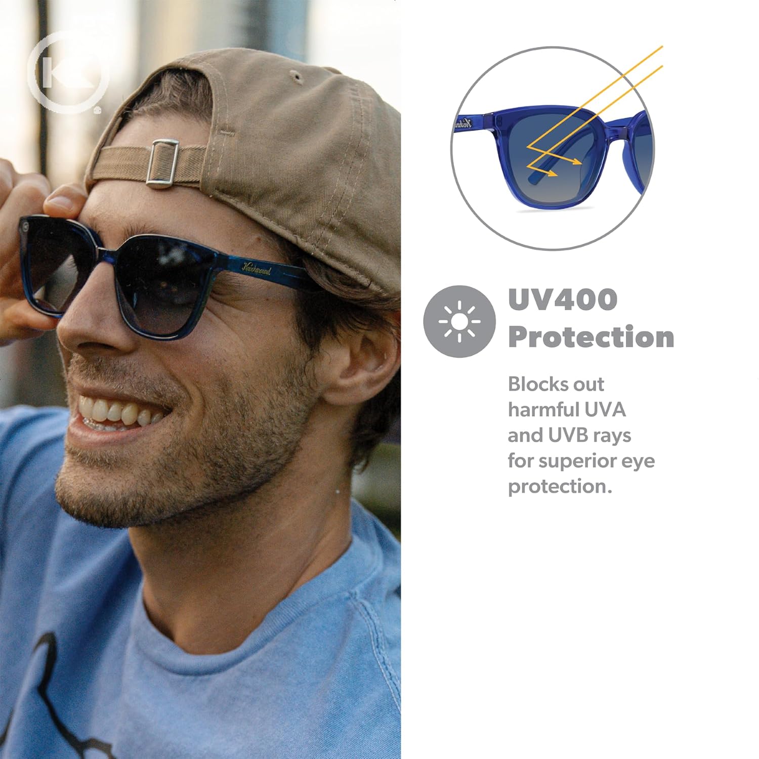 Knockaround Cloud Catchers Polarized Sunglasses for Women & Men - Cat Eye Sunglasses - UV400 Protection - Image 3