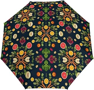 Windproof Compact Collapsible Sun Umbrella Portable Manual Rain Umbrella