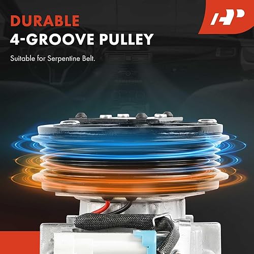 Miniatura 4 de A-Premium Compresor AC con embrague compatible con Chevrolet Spark 1.2L 2013-2014