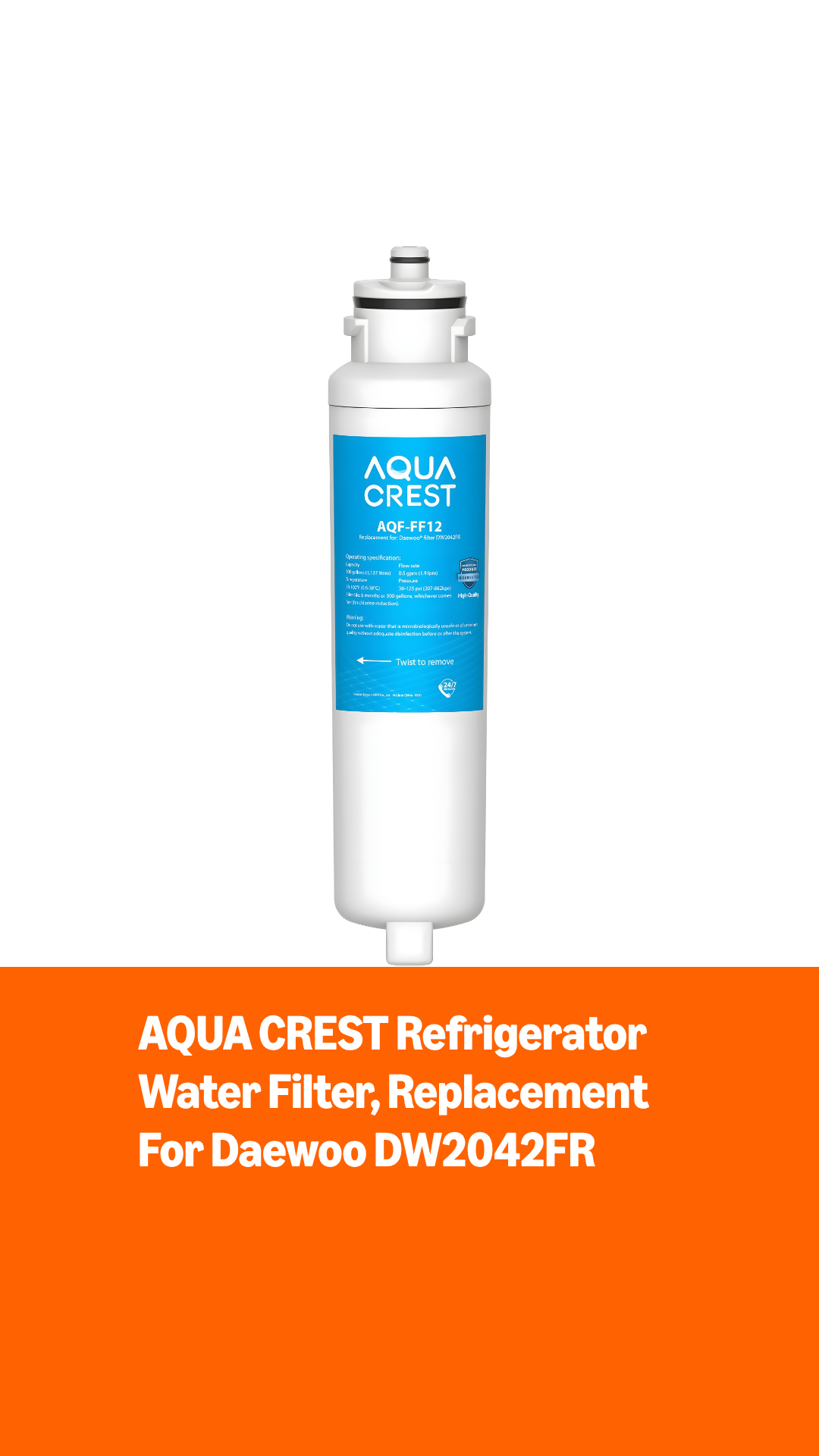 Amazon.com: AQUACREST DW2042FR-09 Refrigerator Water Filter
