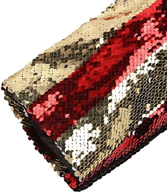 Mens Fashion Double-Side Color Red Gold Black White Plaid Sequins Blazer Suit Jacket