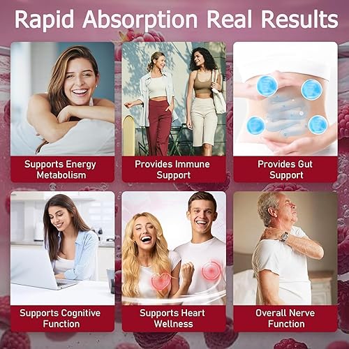 Miniatura 6 de Morvyn Gotas líquidas de vitamina esencial  Gotas líquidas de complejo de vitamina B 5 en 1  Gotas B12 B6 B1 - 2.0 fl oz (2 unidades)