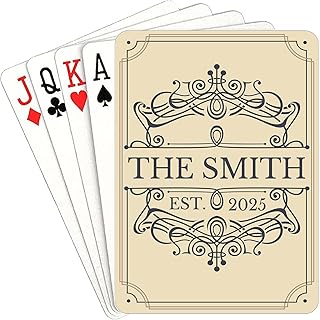 Vintage Playing Cards Custom Personalized Playing Cards with Name Poker ...