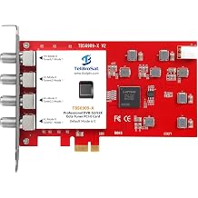 TBS6909-X V2 DVB-S2X/S2/S Octa Tuner PCIe Card Compatible with Tvheadend