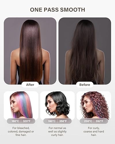 Miniatura 7 de Cepillo alisador de cabello inalámbrico 2 en 1