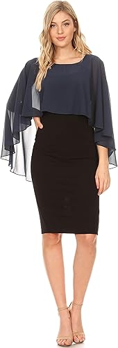 Miniatura 5 de Sakkas Anya - Capa de gasa suave para mujer, para boda, dama de honor, novia, bolero