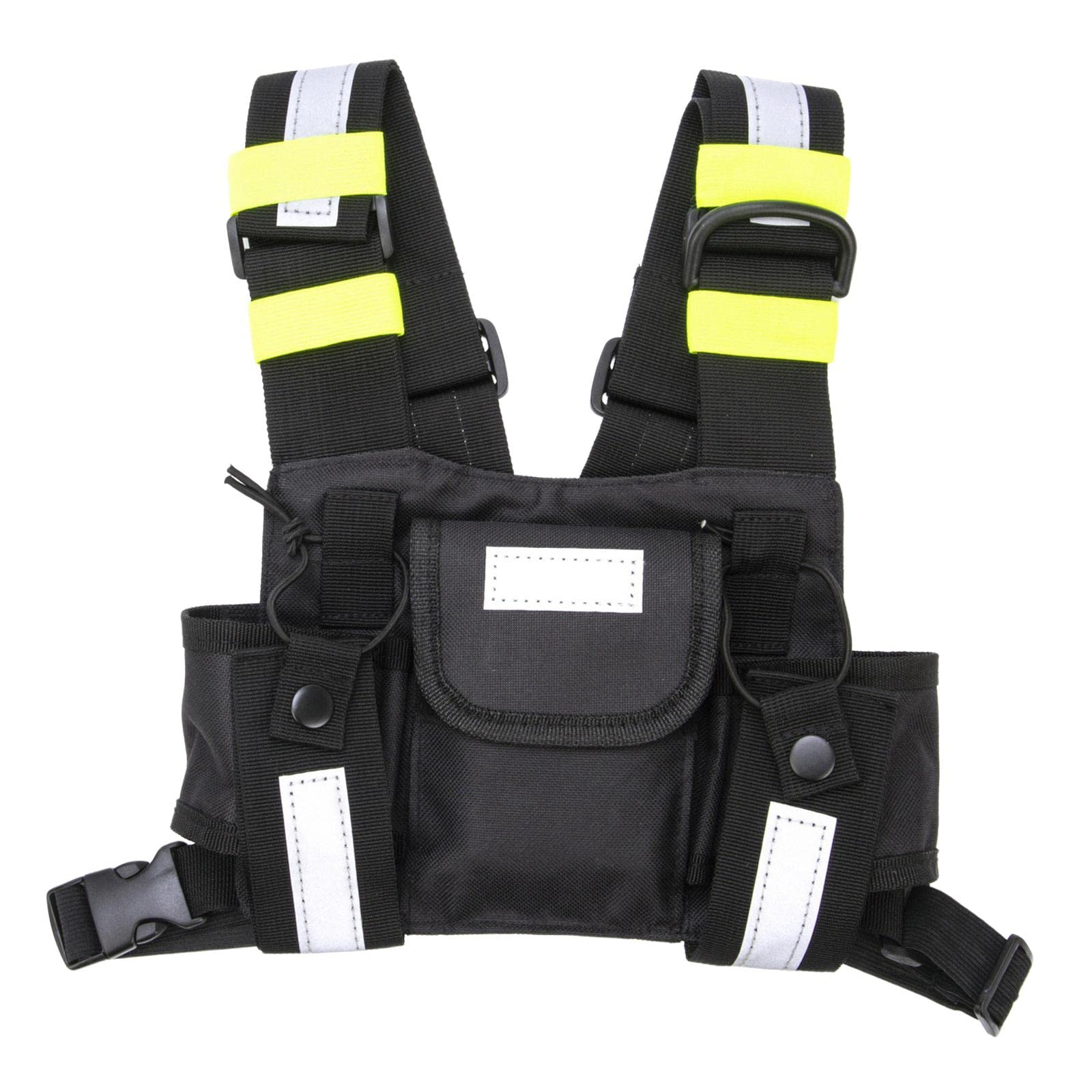 3 set di fondine da spalla, pettorali, pettorali, gilet, attrezzatura per walkie talkie custodia durevole